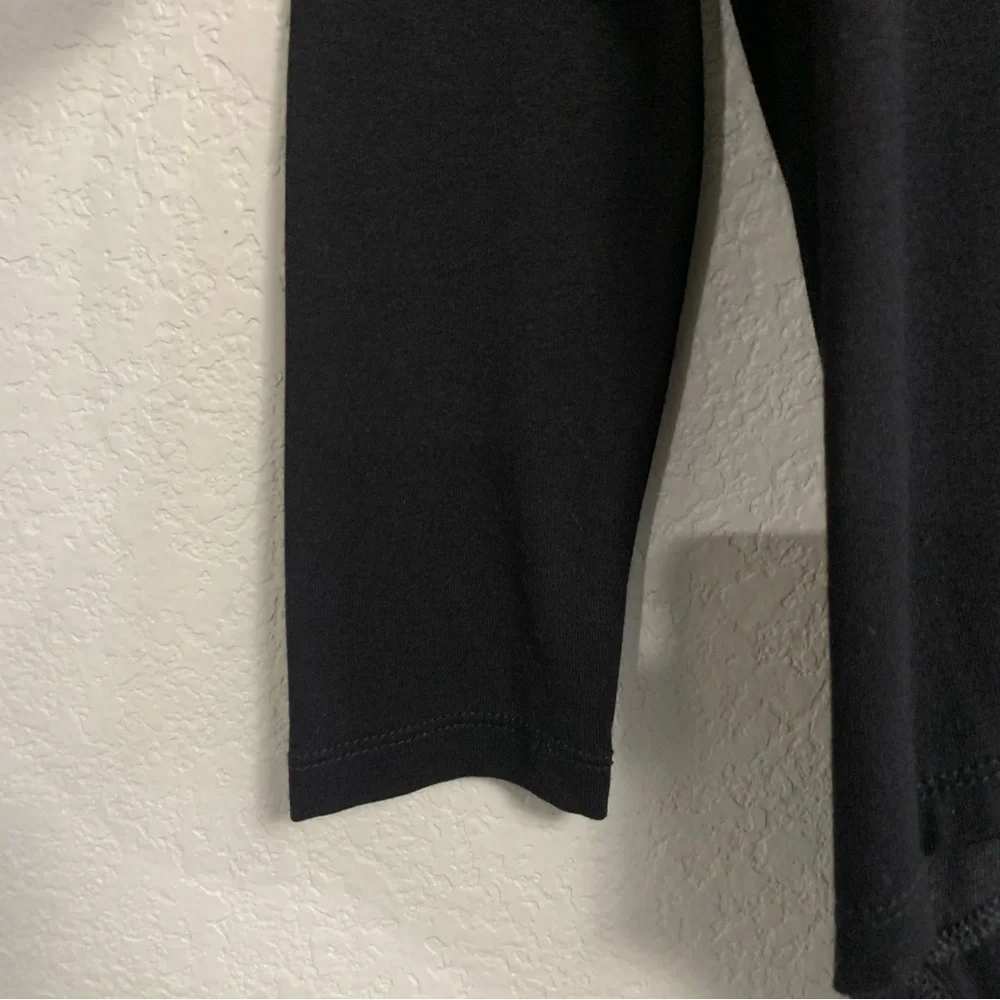 Alembika Top Womens 4 Lagenlook Asymmetrical Seam Oversized Drape Black US XL - Picture 11 of 16